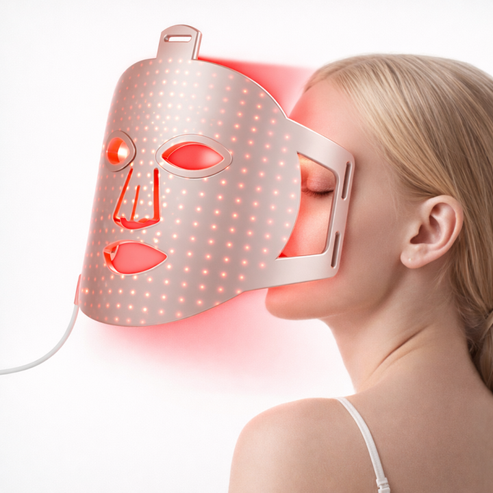 Masque LED de luminothérapie visage | Luminodermal