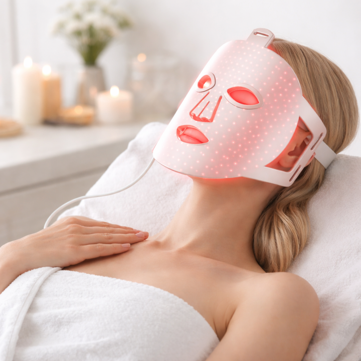 Masque LED de luminothérapie visage | Luminodermal